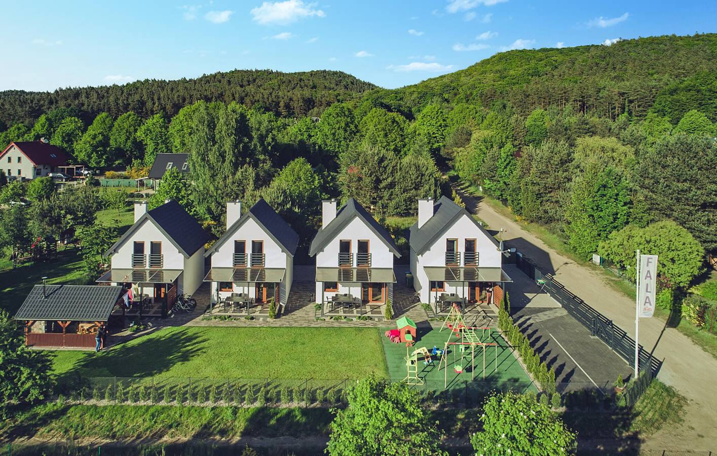 Ferienhaus für 5 Personen mit Terrasse in Krokowa