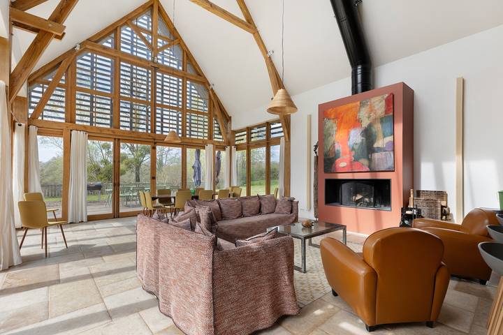 Location de vacances pour 8 personnes, avec jardin et vue sur le lac, animaux acceptés à Ambillou