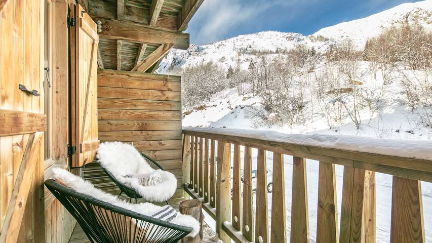 Gîte pour 6 personnes, avec Balcon à Saint-Sorlin-d'Arves