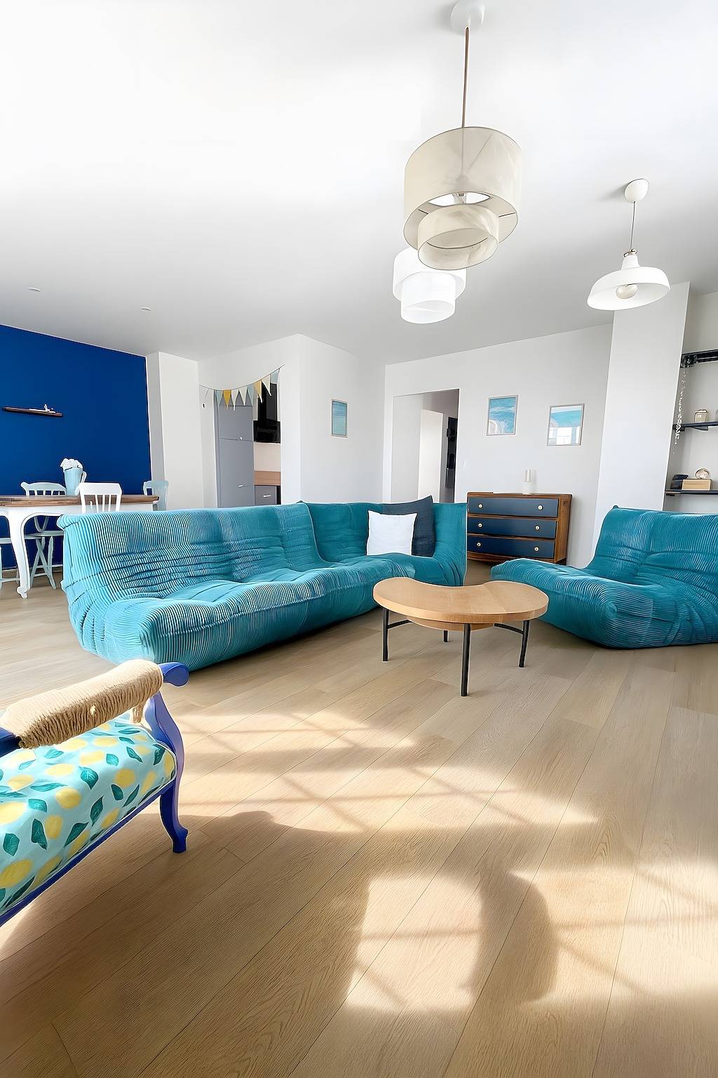 Ganze Wohnung, Apartment 'Les Sables Pailletés 4p' mit Meerblick, Gemeinschaftsgarten und Wlan in Château-d'Olonne, Les Sables-d'Olonne