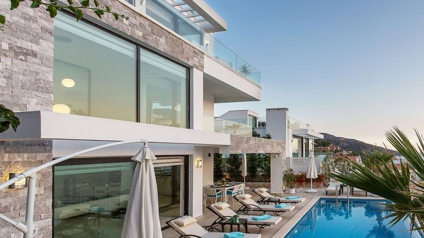 Maison de vacances pour 8 personnes, avec terrasse à Kalkan