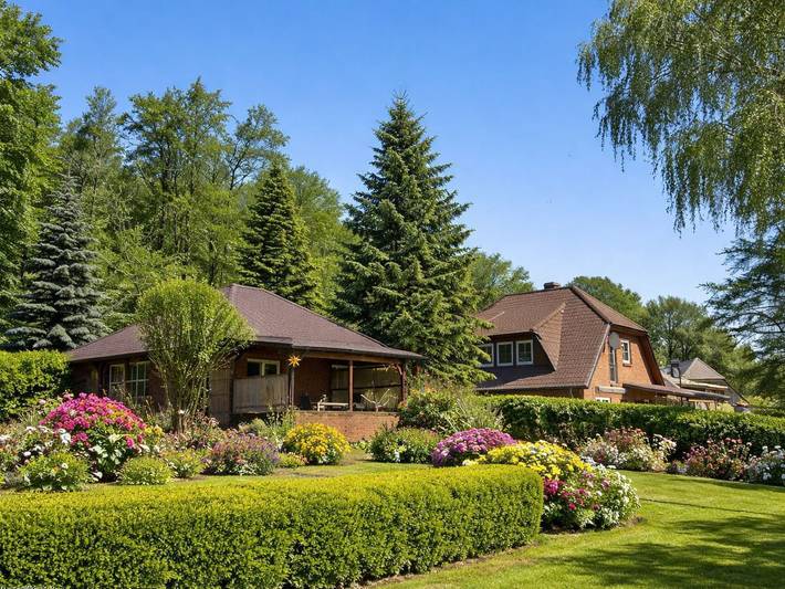 Ferienhaus für 3 Personen, mit Terrasse und Garten sowie Ausblick in Ulsnis