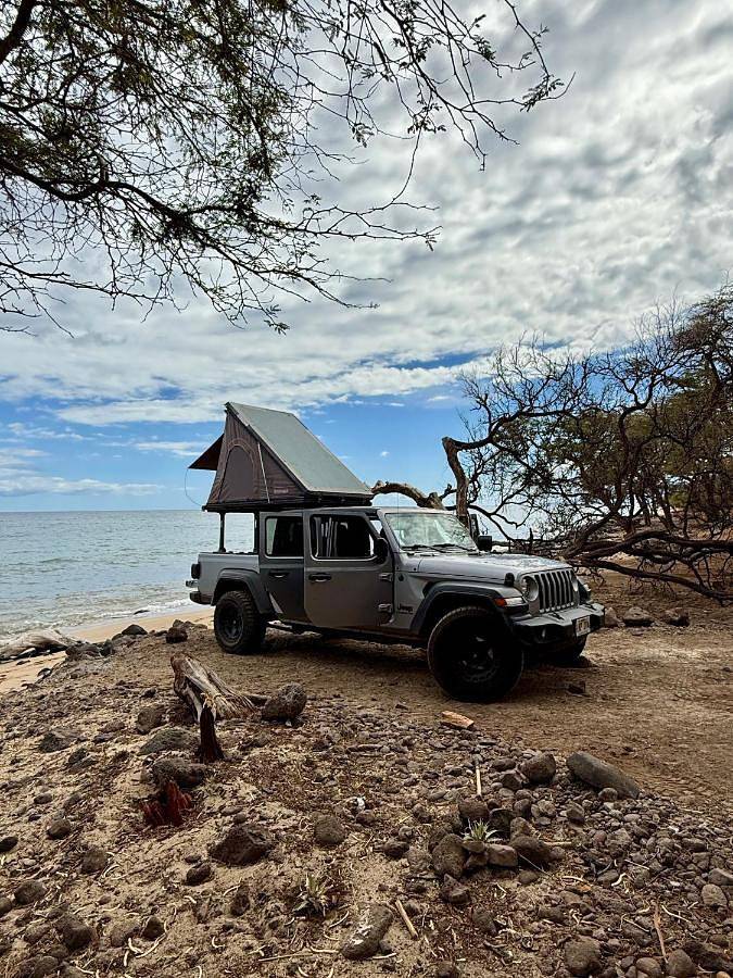 Camping para 2 personas, con jardín y vistas en Maui