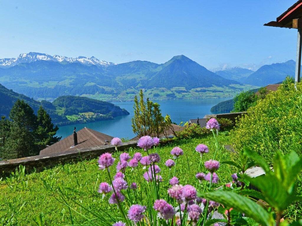Ferienhaus in Vitznau mit Schwimmbecken in Vitznau, Vierwaldstättersee