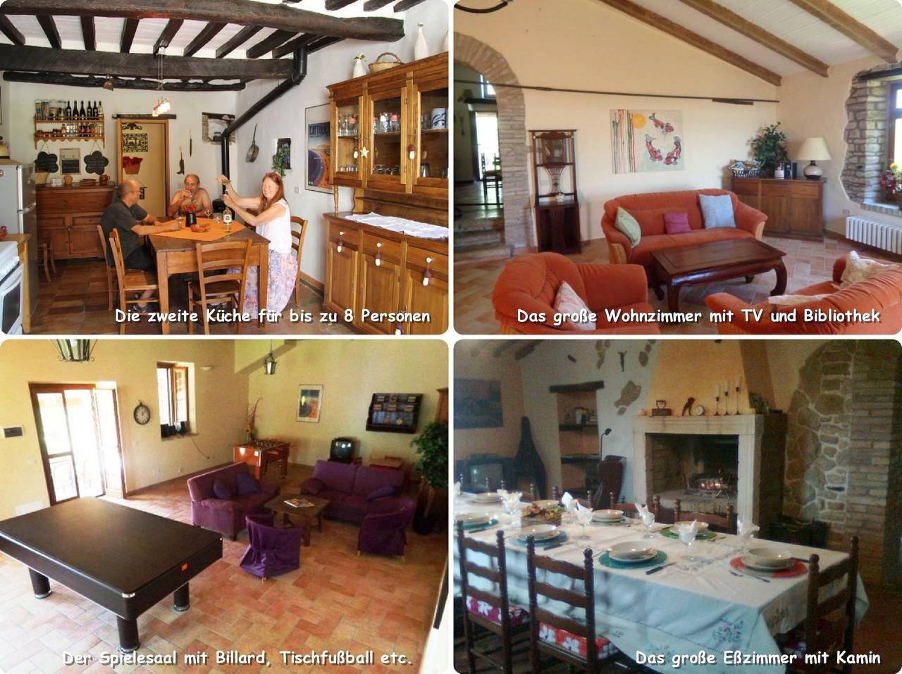 Ferienhaus Ca Piero mit Pool bis 8 Personen in Urbino, Pesaro-Urbino