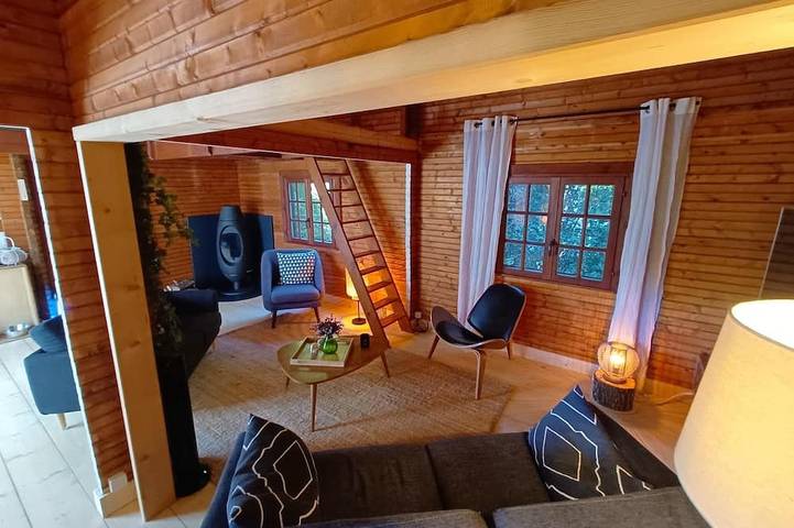 Chalet Cocooning de Campagne - Domaine Privé - 5 Étangs in Bazoches-sur-le-Betz, Montargis und Umgebung