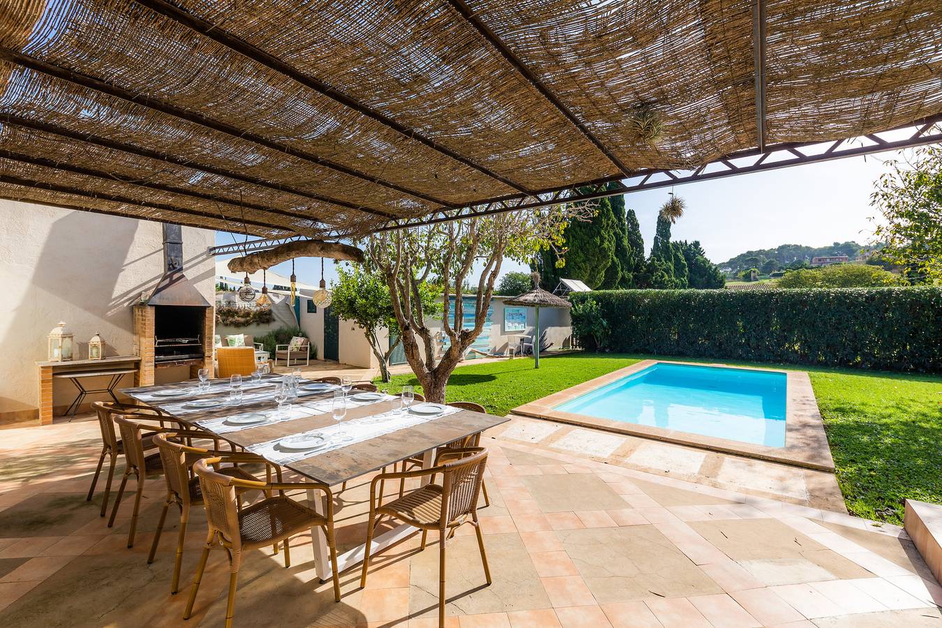 Maison de vacances "Es Collet" avec piscine privée, terrasses privées et Wi-Fi in Manacor, Majorque de l'Est
