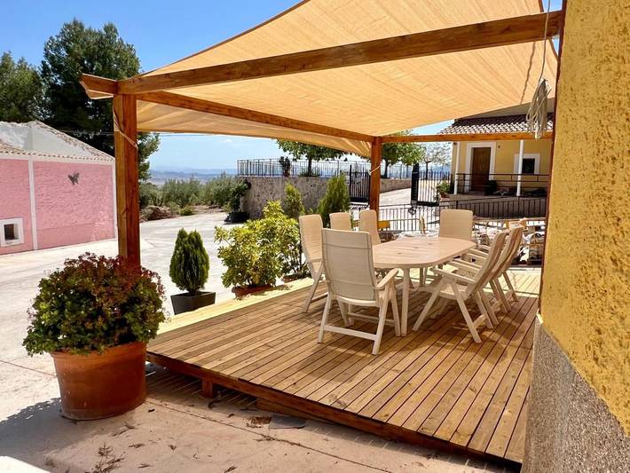 Casa rural para 8 personas, con Balcón y Terraza además de Jardín y Piscina en Moratalla - 2