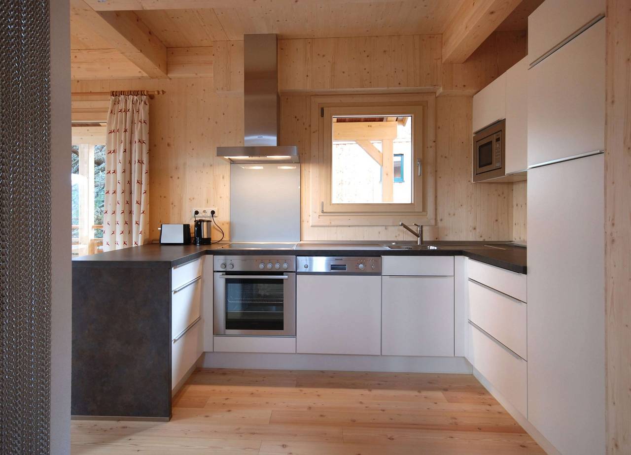 Ferienhaus # 32 mit Ir-Sauna, Dampfdusche und Whirlpool innen in Stadl-Predlitz, Turracher Höhe