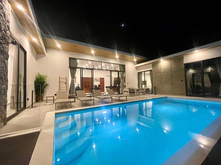 Villa mit pool für 6 Personen, mit Pool und Ausblick sowie Garten auf Koh Samui