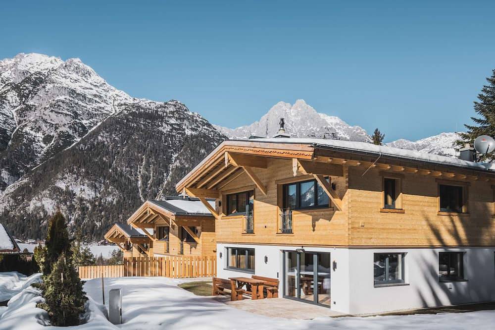 Modernes Alpenchalet mit Kamin in Leutasch in Weidach, Leutasch
