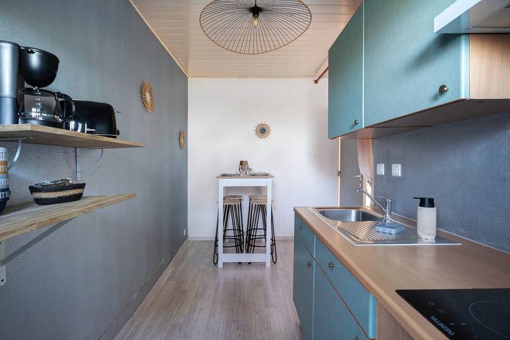Hel enrumslägenhet, Apartment 'Cap Mer' with Sea View and Wi-Fi in Hirel, Mont-Saint-Michel Bay
