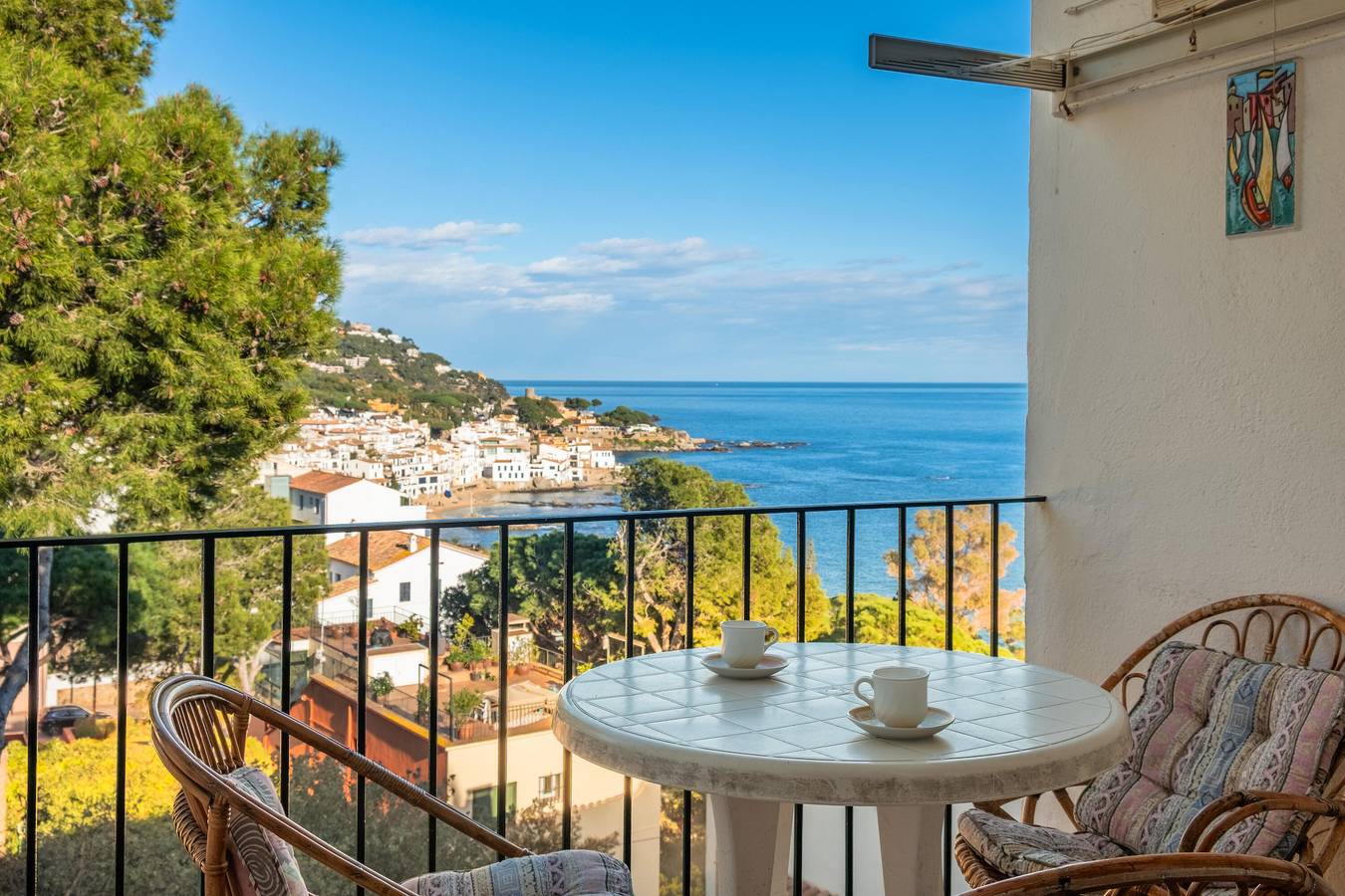Ganze Wohnung, H-7 In der nähe vom Strand, mit Meerblick und Pool in Calella de Palafrugell, Palafrugell