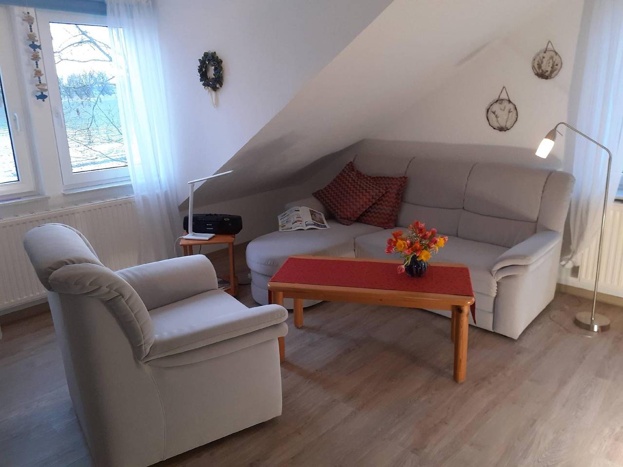 Ganze Ferienwohnung, Ferienwohnung in Pilsum mit Blick über die Landschaft in Pilsum, Krummhörn
