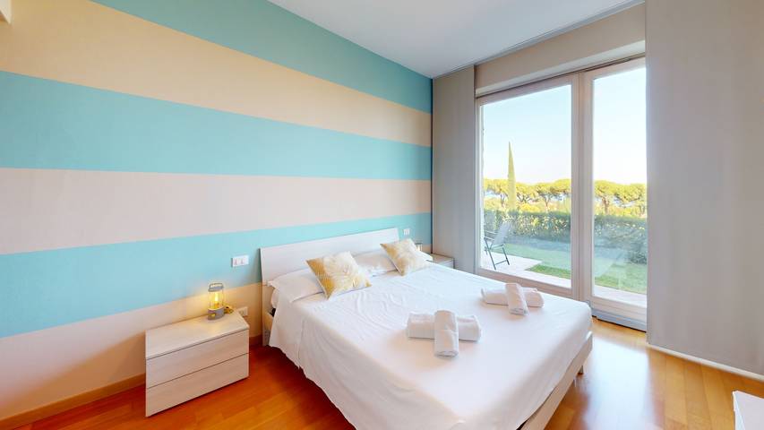 Vakantiewoning voor 6 personen, met uitzicht op het meer en tuin in Moniga del Garda