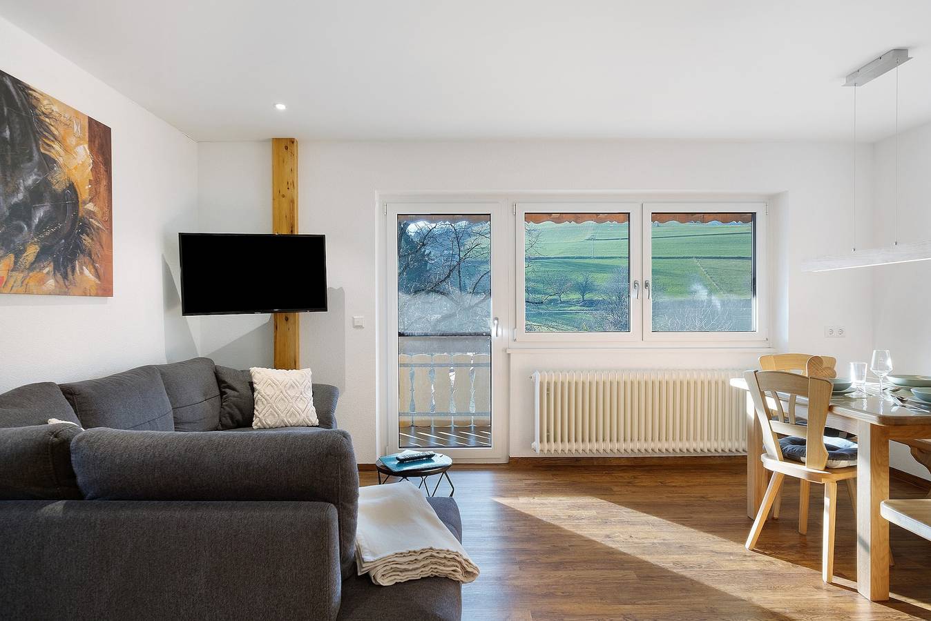 Ganze Wohnung, Apartment Wiesenblick mit Balkon und Wlan in Horben, Südschwarzwald