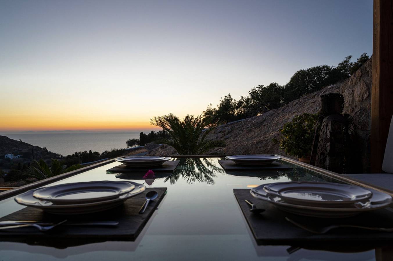 Endearing Patmos Villa | Azure Bliss Villa | Breathtaking Sea Views | Private Furnished Terrace with Mini Pool/Jacuzzi | Peaceful Outdoor Ambiance | Prime Location in Patmos Ville, Dodécanèse