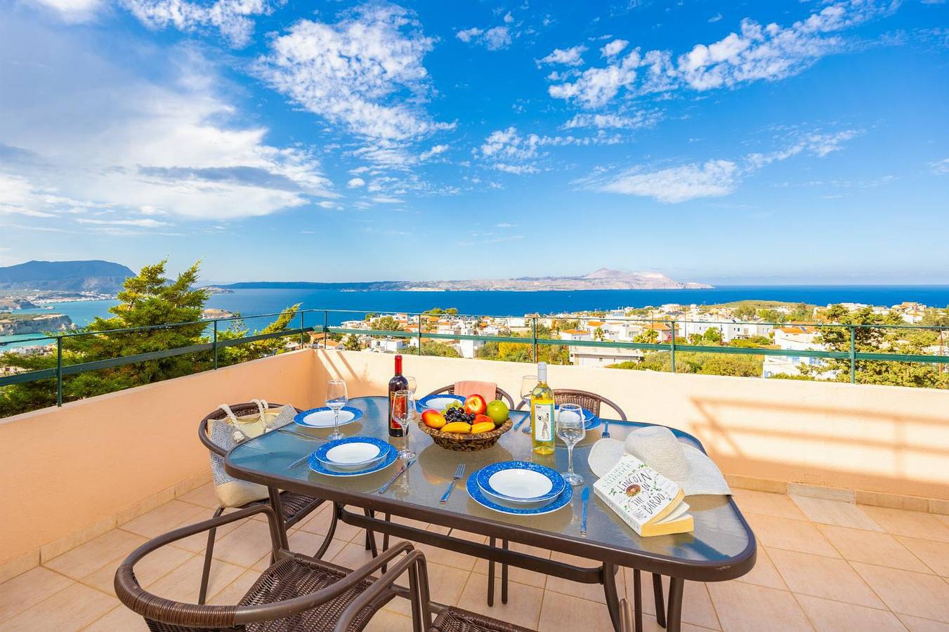 Villa für 7 Personen mit Terrasse in Vamos, Chania und Umgebung