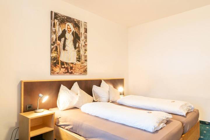 Hotel für 2 Personen, mit Balkon und Terrasse sowie Ausblick