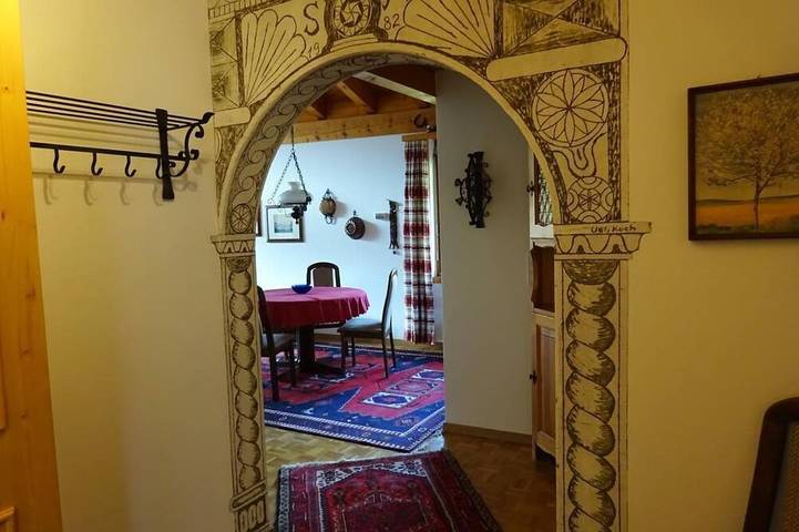 Ferienwohnung für 4 Personen, mit Balkon und Sauna in Maloja