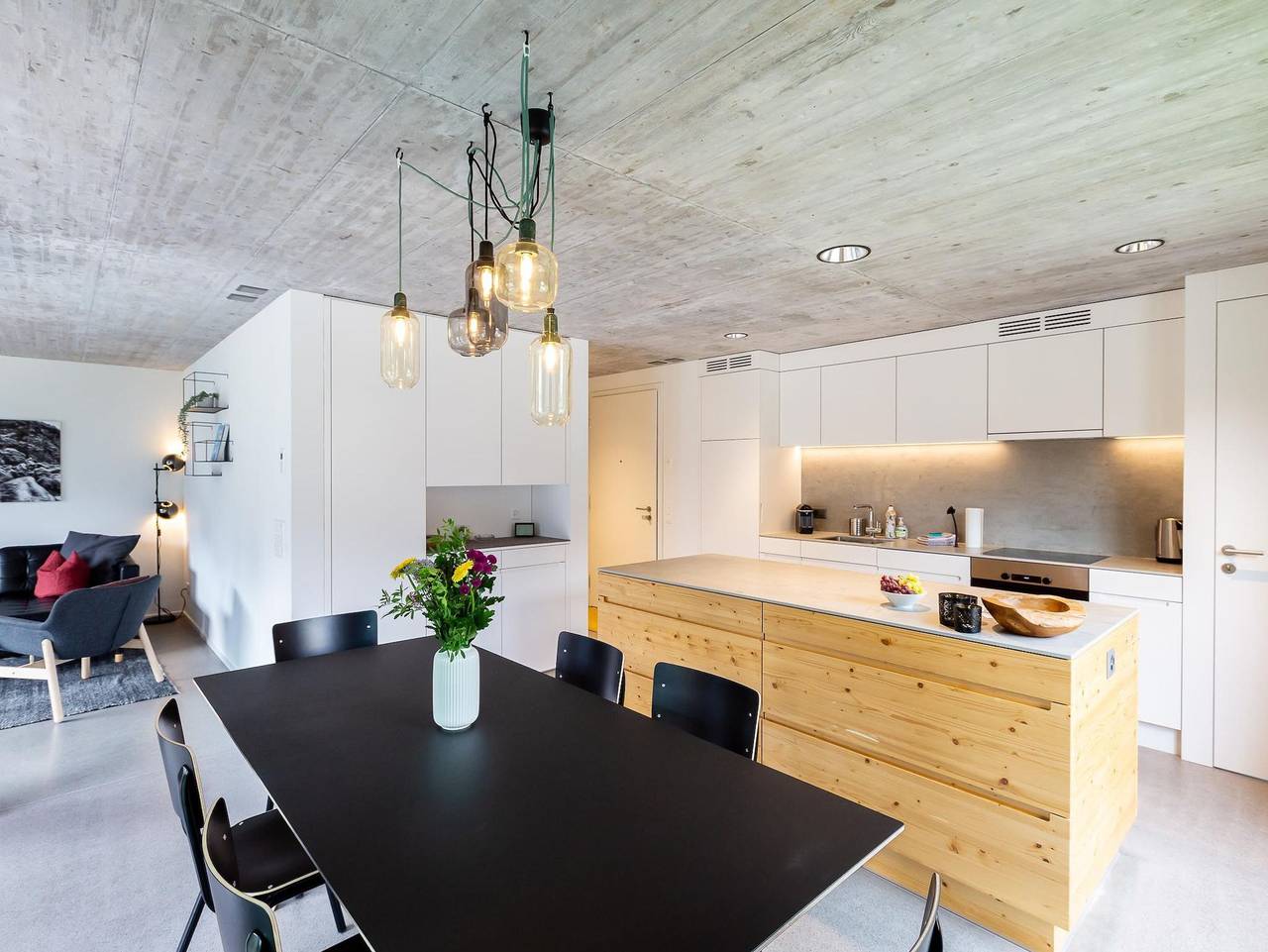 Ganze Ferienwohnung, Haus Burgermeister Wohnung Schiesshorn - Appartement/Fewo, Dusche oder Bad, Wc, 4-Bettwohnu in Arosa, Plessur Alpen