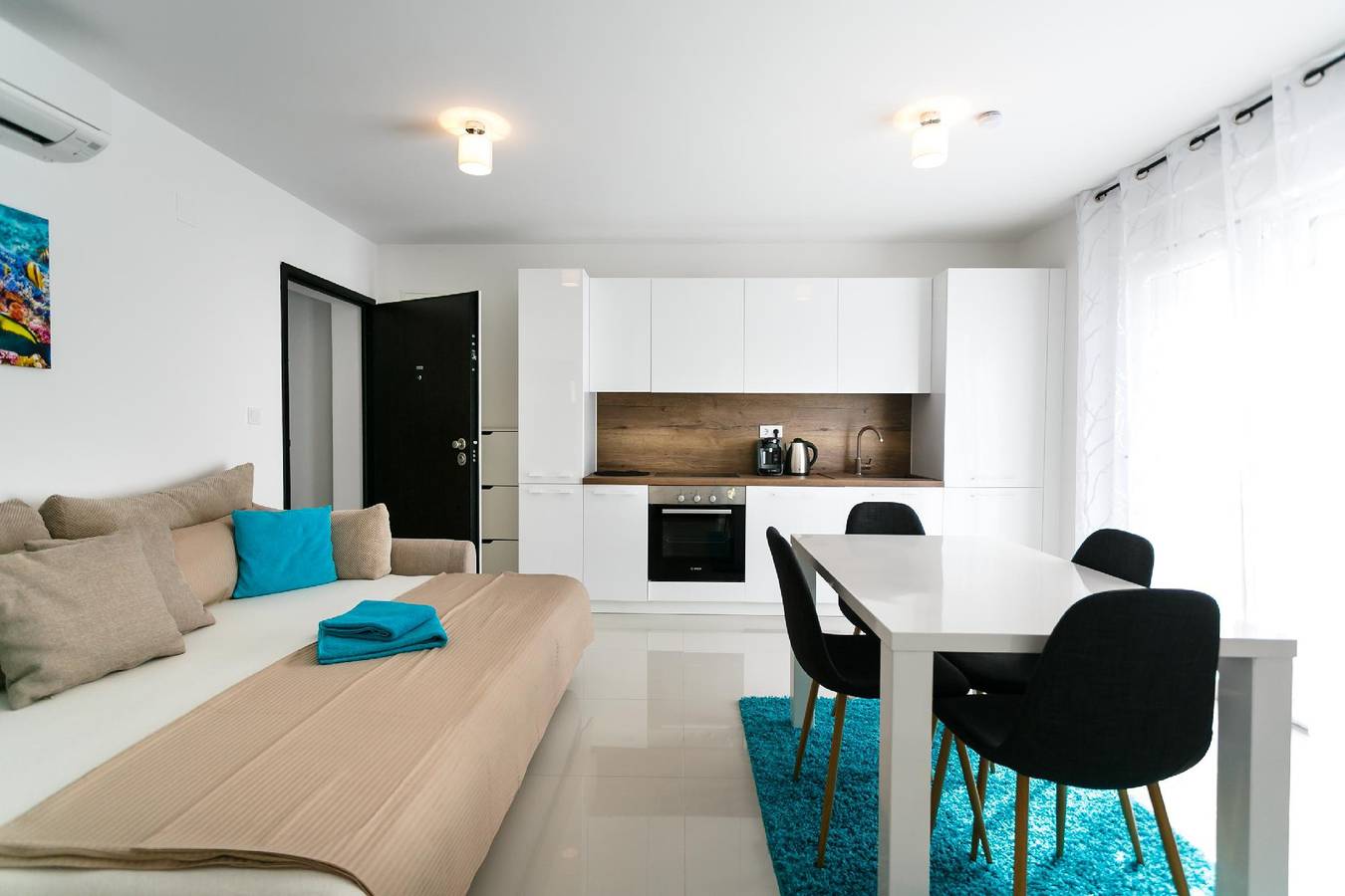 Hel ferieleilighet, Apartment for 4 persons approx. 30 qm in Vantačići, Kvarner Bay (Krk) in Vantacici, Krk