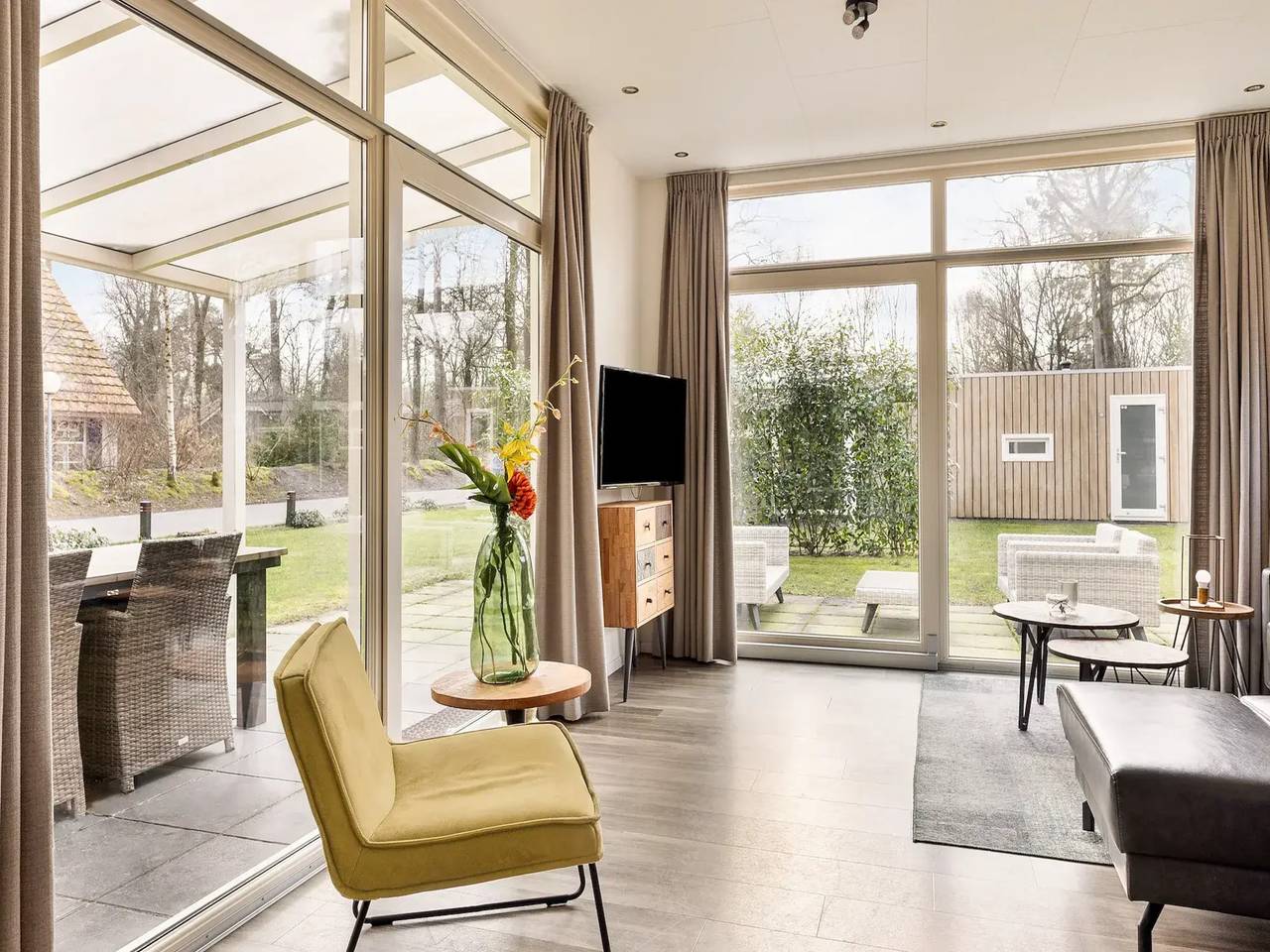 Wellness Chalet mit Infrarotsauna in Hooghalen, Drenthe