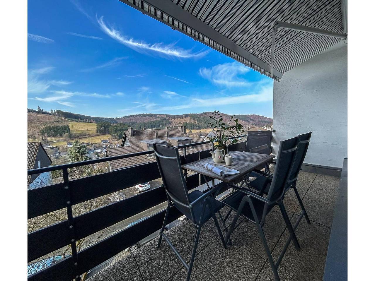 Ganze Wohnung, Wohnung mit Balkon in Winterberg in Niedersfeld, die Mittelgebirge