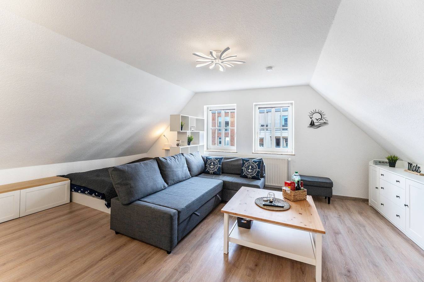 Appartement entier, Appartement 'Louis Hafenblick' avec vue sur la mer in Eckernförde, Région de Rendsburg-Eckernfoerde