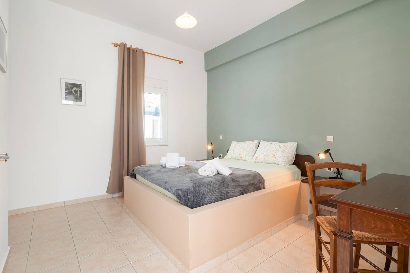 Vakantiewoning "One-Bedroom Kallithea" met zeezicht, 2 gedeelde terrassen & Wi-Fi, foto 9