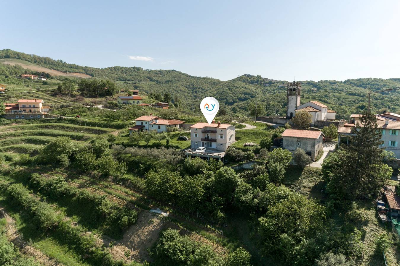 Ganze Wohnung, Neda Apartment In Krasno Among Vineyards in Brda, Slowenien