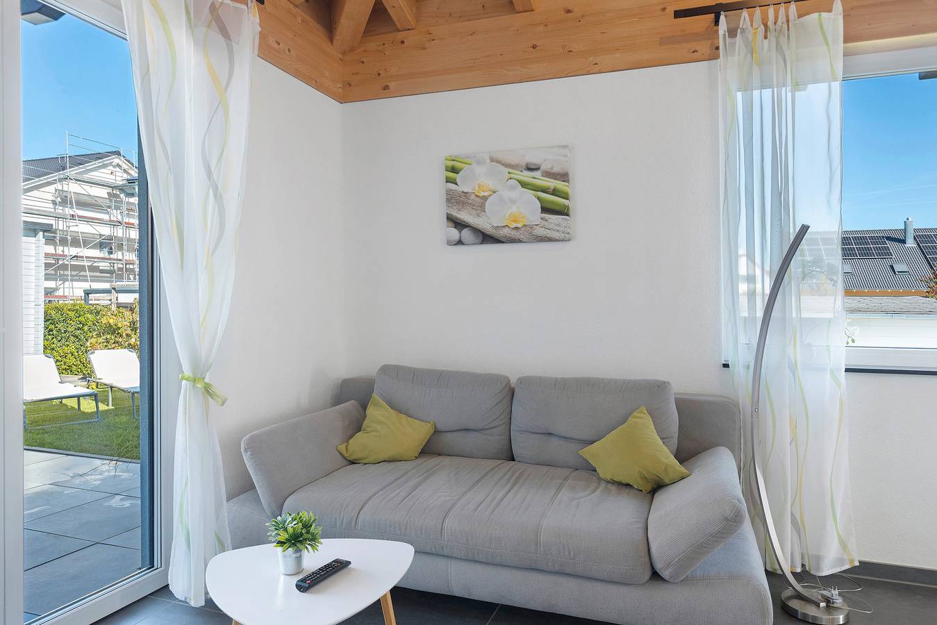 Ganze Wohnung, Apartment 'Casa Verde - Moos' mit privater Terrasse, Gemeinschaftsgarten und Wlan in Moos, Untersee