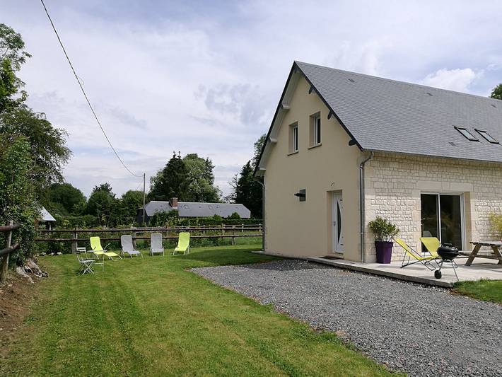 Gîte pour 4 personnes, avec terrasse et jardin, animaux acceptés