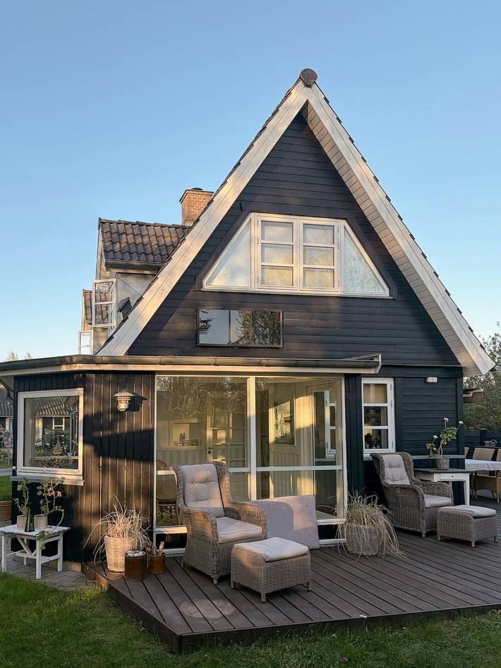 Ferieudlejning for 7 personer, med terrasse i Vejlby Fed