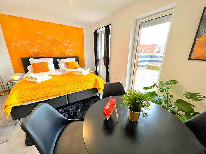Ferienwohnung für 4 Personen, mit Balkon und Terrasse sowie Garten in Blaustein - 3