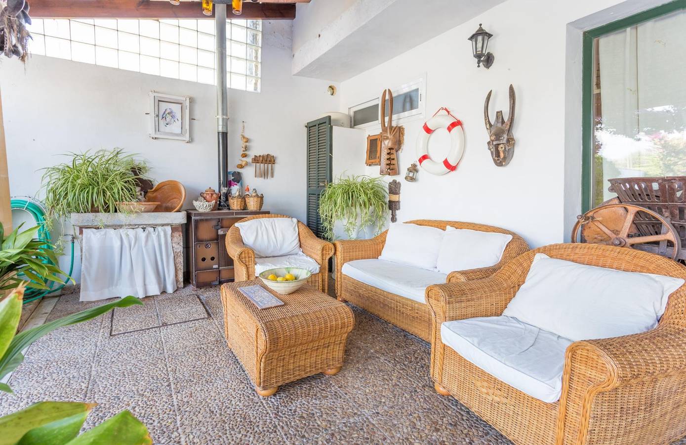 Casa Des Puig - Acogedora casa con piscina privada y Wifi Gratis in Búger, Interior de Mallorca