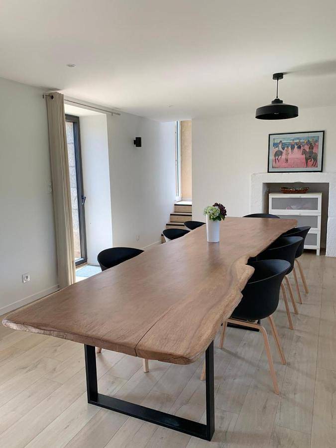 Location de vacances pour 8 personnes, avec terrasse ainsi que vue et jardin à Plonéour-Lanvern - 4