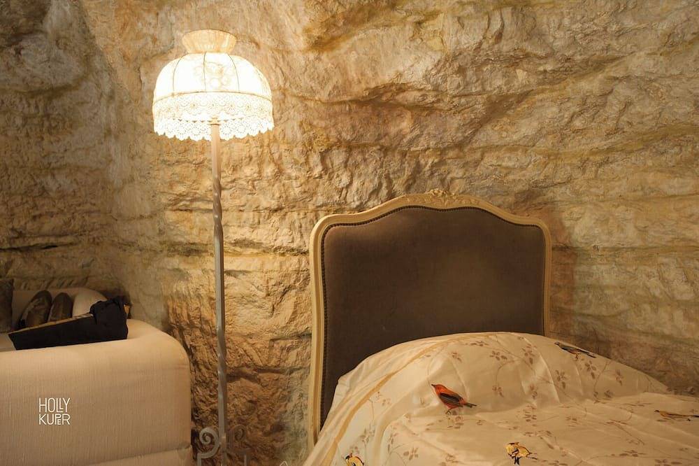 Le Skylark 'Troglo-gîte' dans notre sanctuaire d'oiseaux chanteurs près du Château Chenonceau in Civray-de-Touraine, Région de Tours