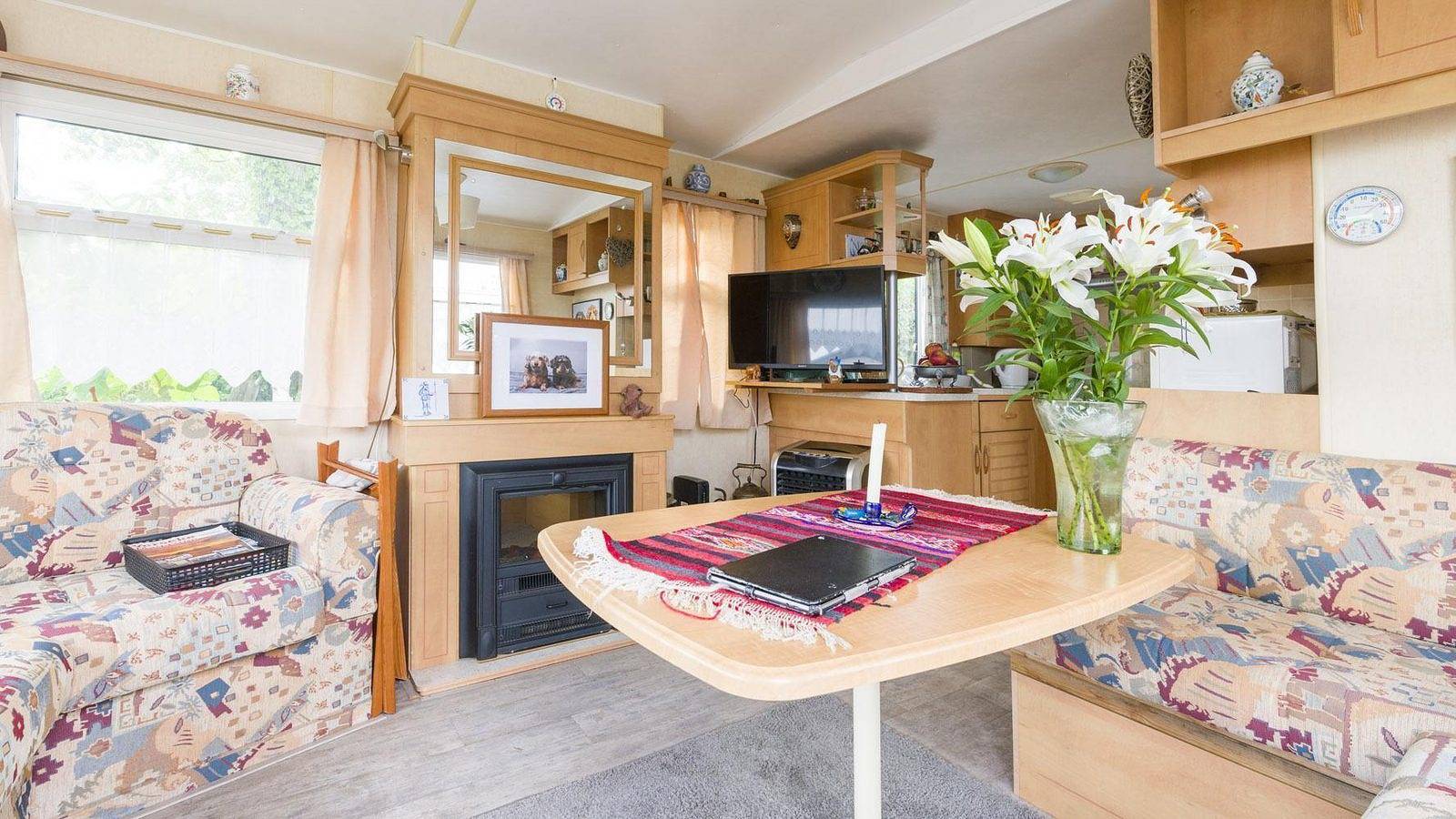 Vakantie Zeeland — Vz1109 Stacaravan in Wemeldinge in Niederländische Nordsee