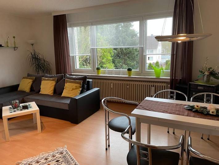 Ferienwohnung für 7 Personen, mit Garten und Ausblick