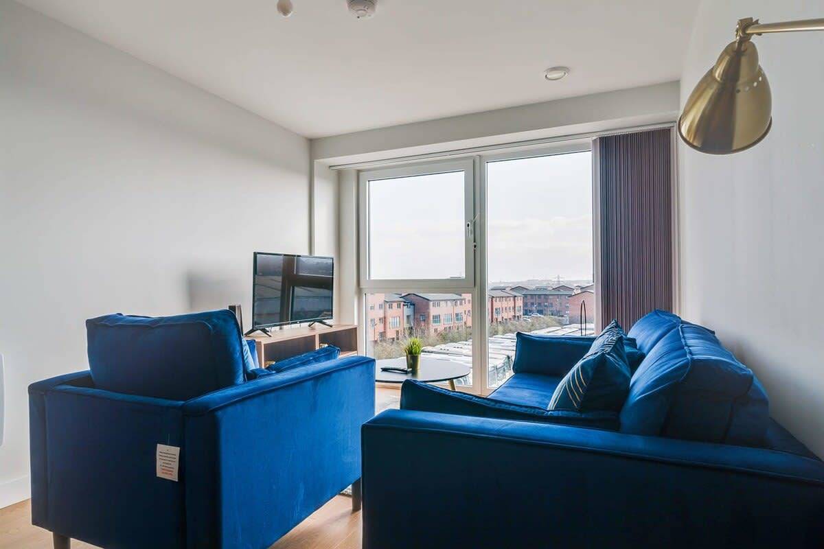 Entire apartment, Modern 2 Bedroom Riverside Apartment in Leeds in Leeds, West Yorkshire