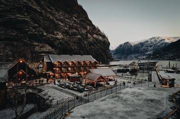 Hôtel pour 5 personnes, avec vue et jardin dans Flåm