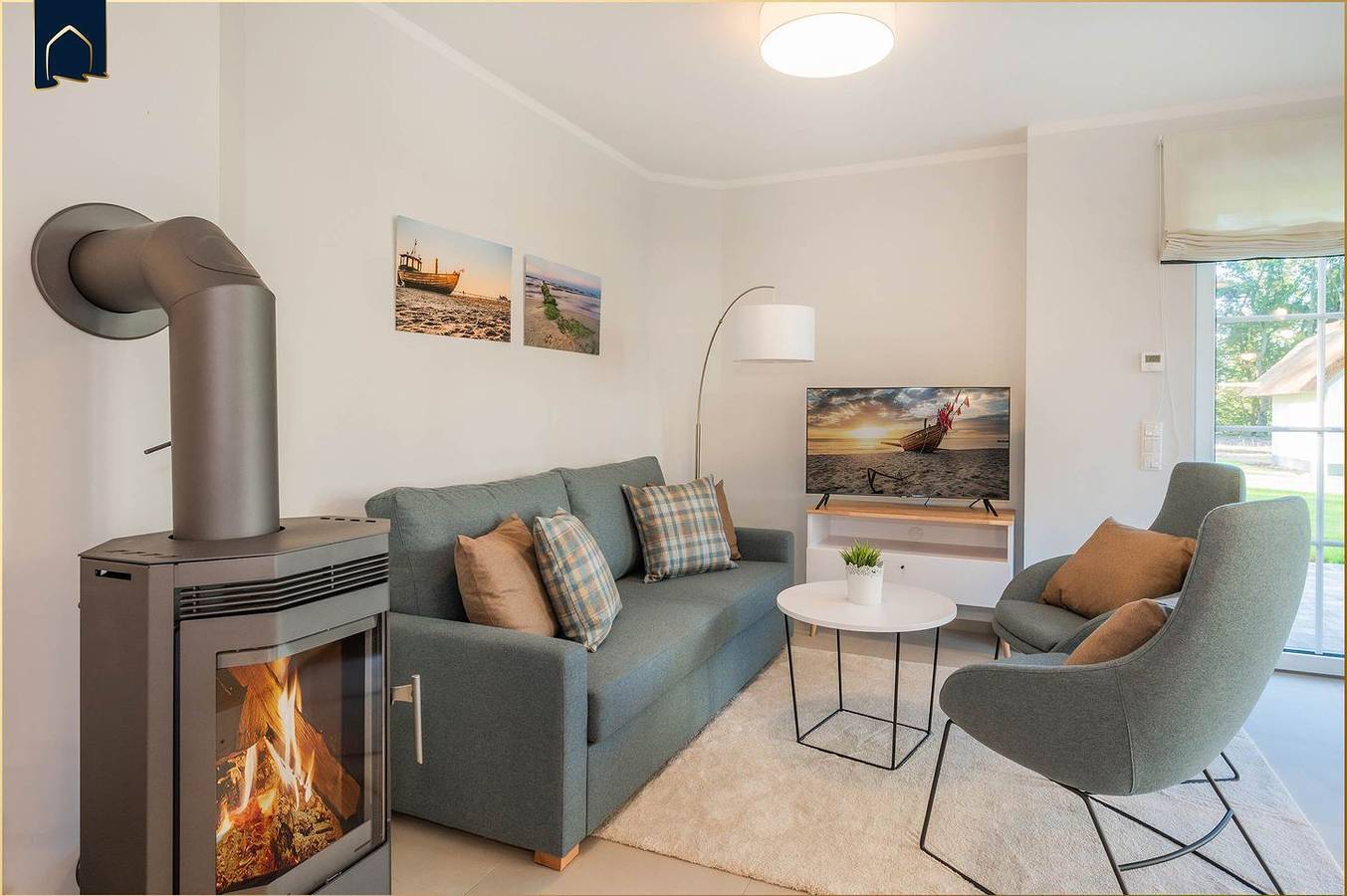 Modernes Ferienhaus im Fischerdorf mit Sauna & Garten in ruhiger Dorflage in Zirchow, Usedom