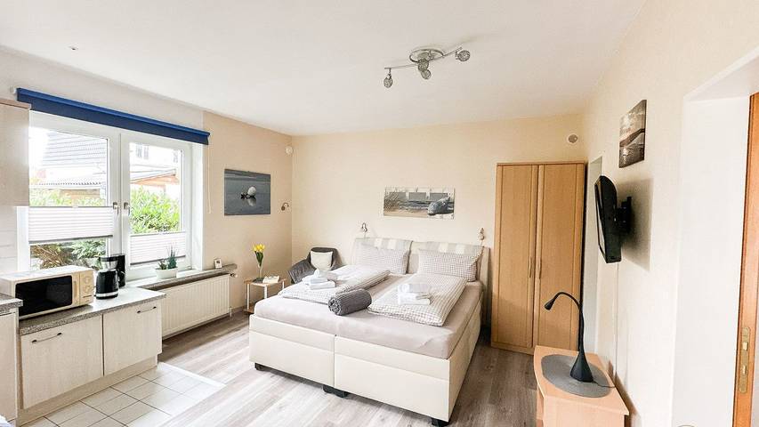 Bungalow für 3 Personen, mit Terrasse und Garten in Cuxhaven