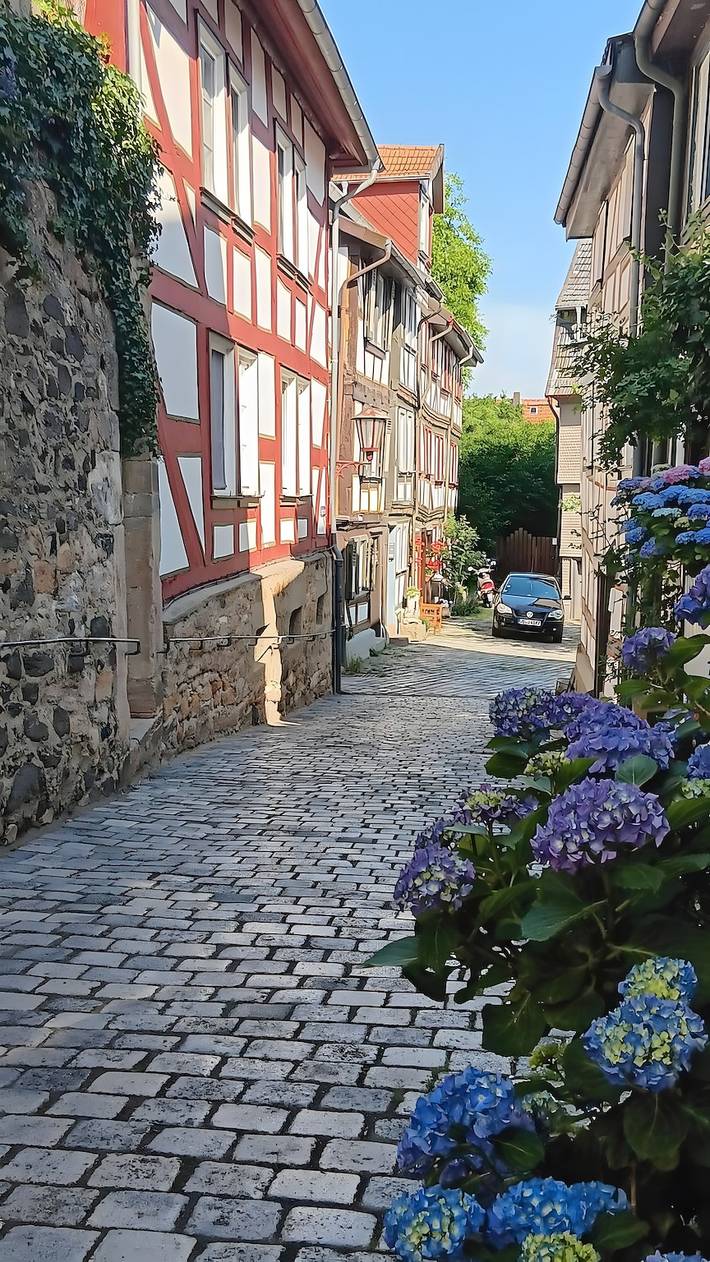 Vakantiehuis 'Burggäßchen' met wifi in Alsfeld, Vogelsberg Regio