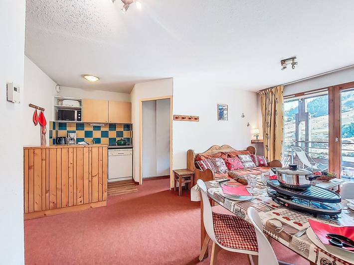 Location de vacances pour 6 personnes, avec balcon dans Le Corbier