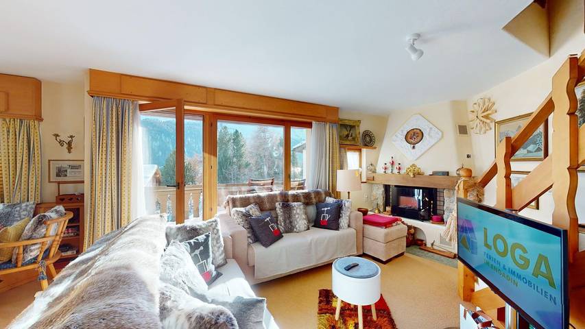 Ferienwohnung für 4 Personen, mit Ausblick und Garten sowie Seeblick - 1