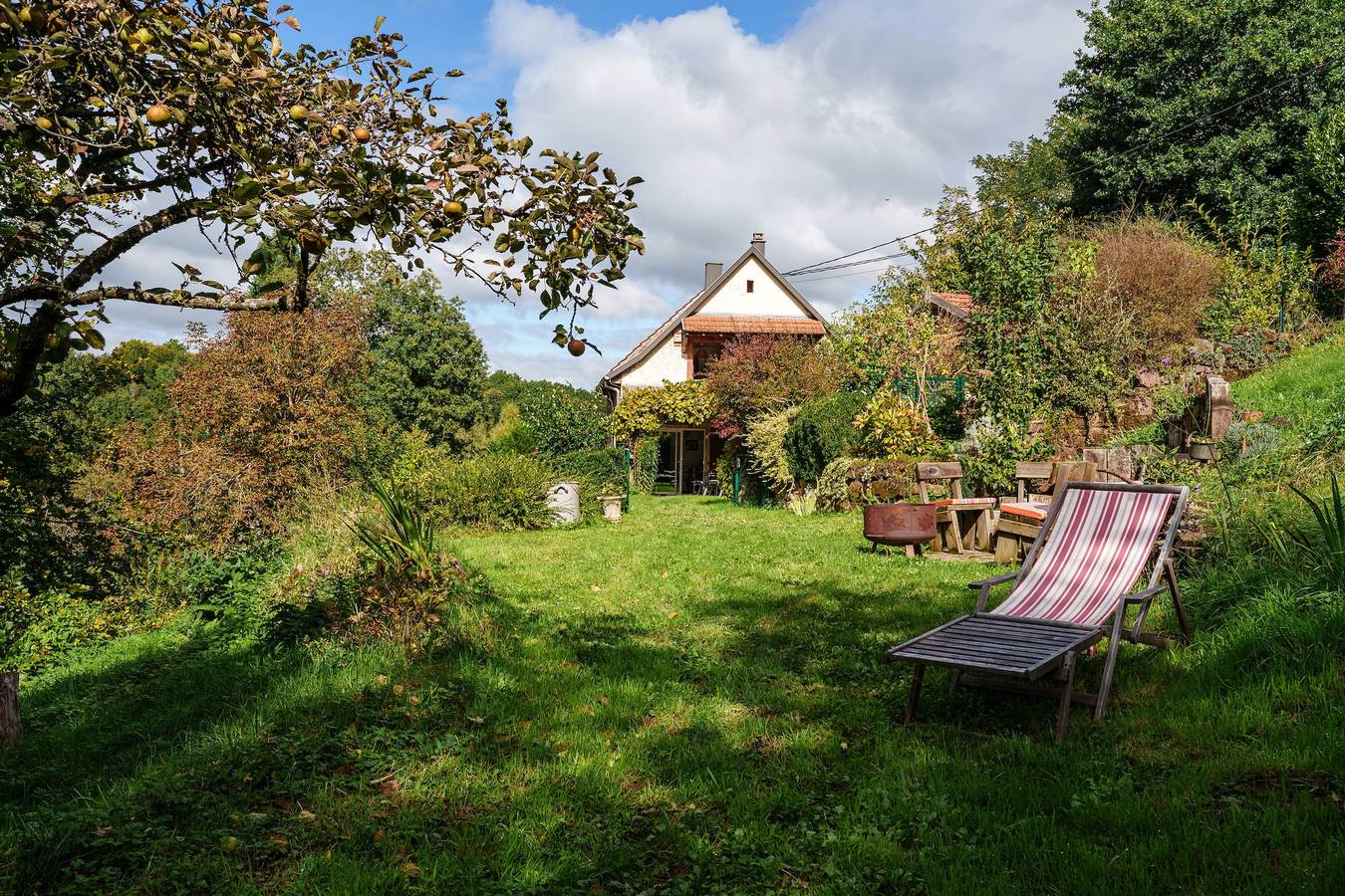 Ferienhaus „La Colline aux Oiseaux“ mit Terrassen & Wlan in Tieffenbach, Region Saverne