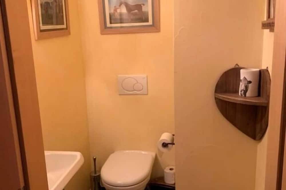 Ganze Wohnung, Draußen: Wohnung für 5 Personen, Terrasse mit Möbeln, wunderschöner Panoramablick vom Matterhorn ins in Saint Luc, Anniviers