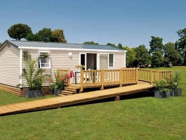 Flower Camping L'Ile Des Trois Rois - Mobilheim 4 personen - Komfort Pmr in Les Andelys, Les Andelys und Umgebung